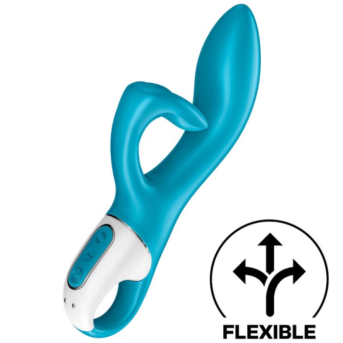 SATISFYER - VIBRATEUR POINT G EMBRACE ME TURQUOISE