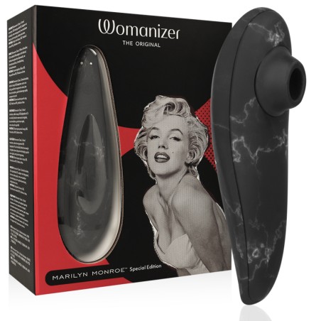 WOMANIZER - MARILYN MONROE CLASSIC 2 STIMULATEUR CLITORAL MARBRE NOIR