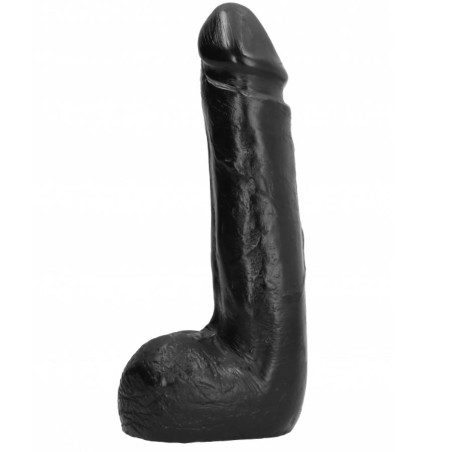 ALL BLACK - GODE RÉALISTE NOIR DOUX 20 CM 2862