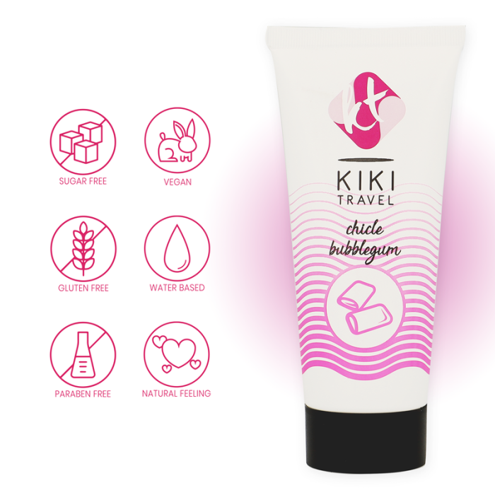 KIKÍ TRAVEL - LUBRIFIANT GOMME FRAISE 50 ML