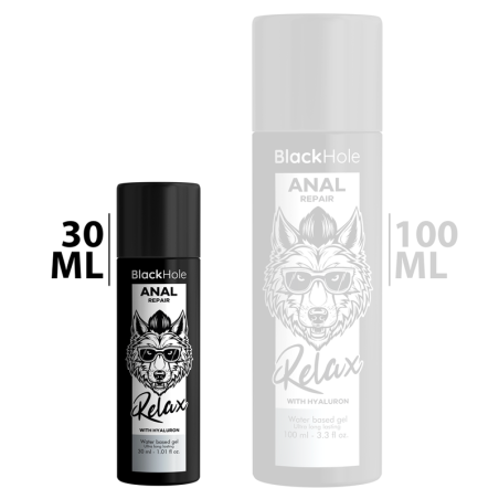 BLACK HOLE - RÉPARATION ANAL À BASE D''EAU RELAX AVEC HYALURON 30 ML 3415