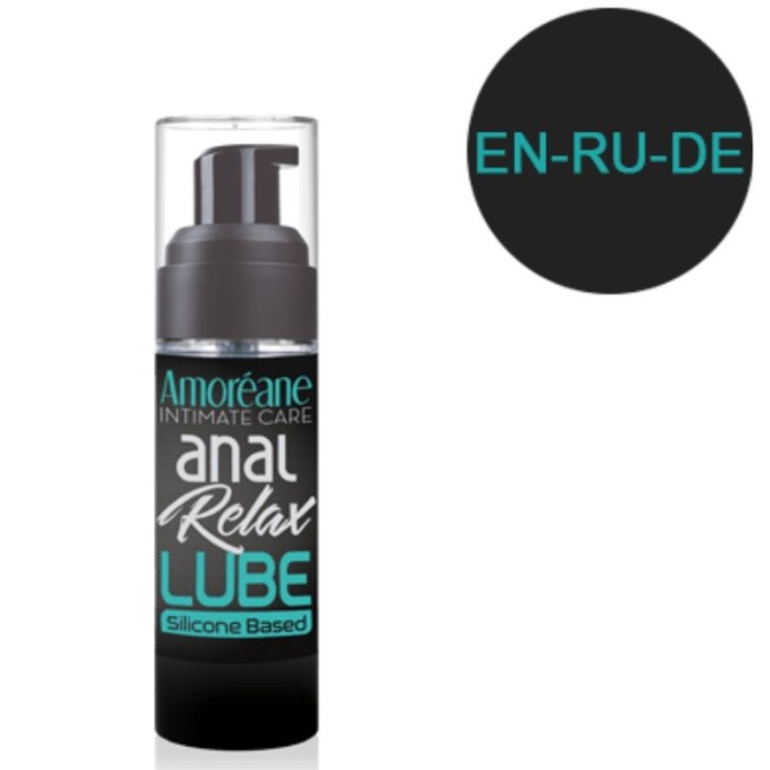 AMOREANE - LUBRIFIANT ANAL À BASE DE SILICONE 30 ML EN/RU/DE