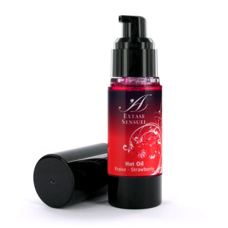 EXTASE SENSUAL - HUILE STIMULANTE CHALEUR FRAISE 30 ML 3673