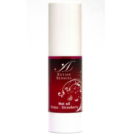 EXTASE SENSUAL - HUILE STIMULANTE CHALEUR FRAISE 30 ML 3674