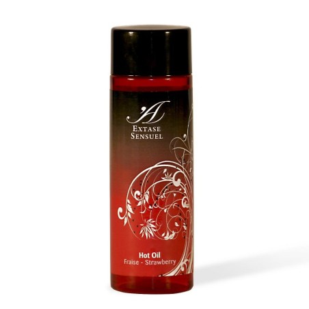 EXTASE SENSUAL - HUILE STIMULANTE CHALEUR FRAISE 100 ML 3682