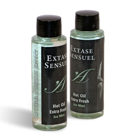 EXTASE SENSUAL - HUILE DE MASSAGE A EFFET GLACE EXTRA FRAÎCHE 100 ML 3697