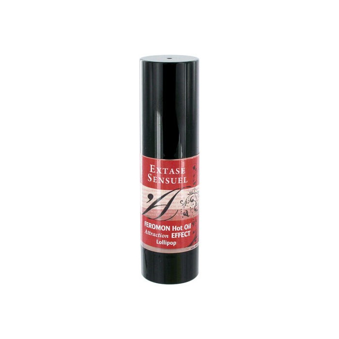 EXTASE SENSUAL - HUILE DE MASSAGE EFFET CHAUFFANT AUX PHÉROMONES SUCETTES 30 ML