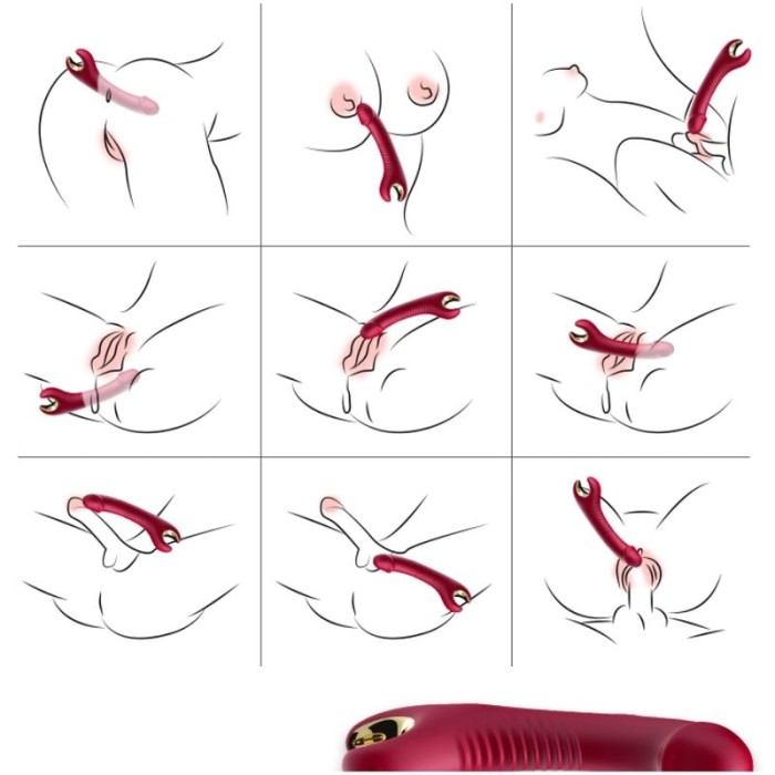 ARMONY - VIBRATEUR  ROTATEUR PRINCE DILDO ROUGE