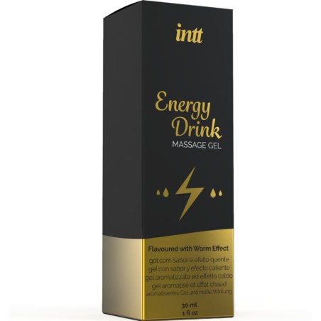 INTT MASSAGE & ORAL SEX - GEL DE MASSAGE A L''ENERGIE AROMATISEE CA BOISSON ET EFFET CHAUFFANT 3925