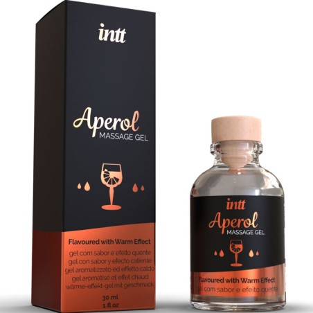 INTT MASSAGE & ORAL SEX - GEL DE MASSAGE APEROL EFFET CHALEUR INTENSE 3931