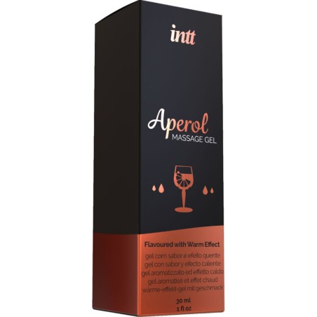 INTT MASSAGE & ORAL SEX - GEL DE MASSAGE APEROL EFFET CHALEUR INTENSE 3932