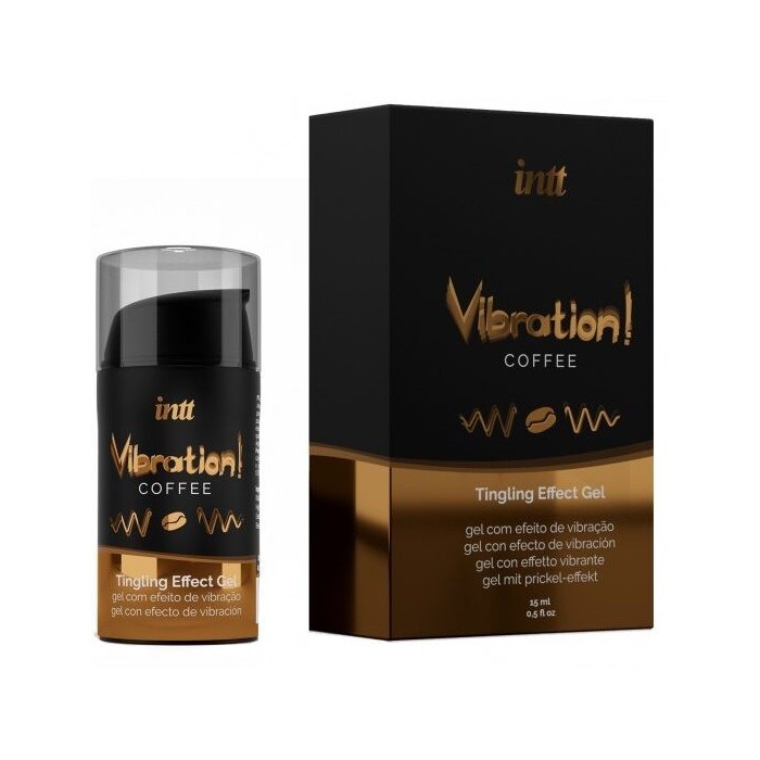 INTT MASSAGE & ORAL SEX - GEL DE MASSAGE SAVEUR CAFÉ EFFET CHAUD