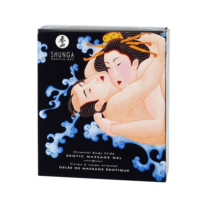 SHUNGA - GEL DE MASSAGE ÉROTIQUE ORIENTAL CORPS À CORPS AUX FRUITS EXOTIQUES