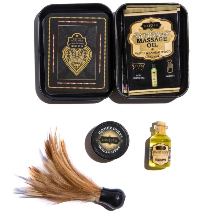 KAMASUTRA - WEEKENDER KIT EN ÉTAIN VANILLE CRÈME VANILLE