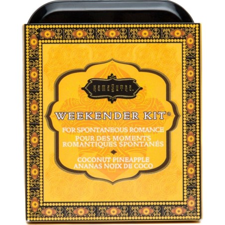 KAMASUTRA - WEEKENDER KIT EN BOÎTE COCO ET ANANAS 4042