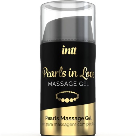 INTT MASSAGE & ORAL SEX - PERLES AMOUREUSES AVEC COLLIER DE PERLES ET GEL DE SILICONE 4076