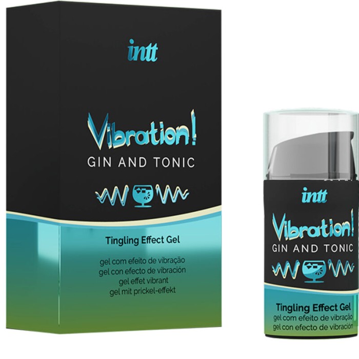 INTT - GEL VIBRATEUR LIQUIDE PUISSANT STIMULANT INTIME GIN & TONIC 15ML