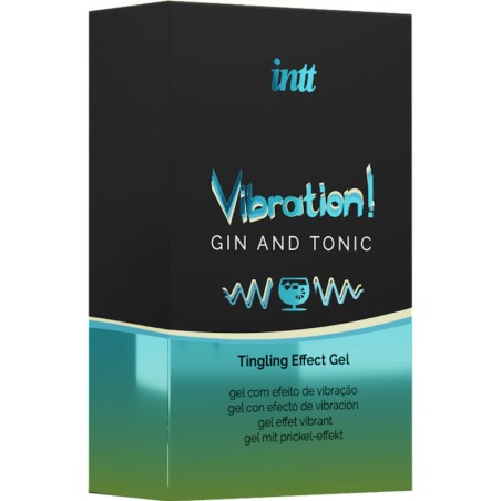 INTT - GEL VIBRATEUR LIQUIDE PUISSANT STIMULANT INTIME GIN & TONIC 15ML 4298