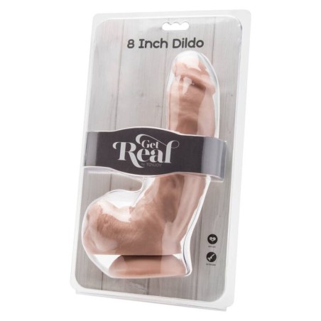 GET REAL - GODE 20,5 CM AVEC BILLES EN PEAU 660