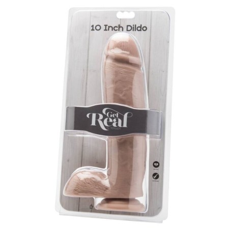 GET REAL - GODE 25,5 CM AVEC BILLES EN PEAU 664