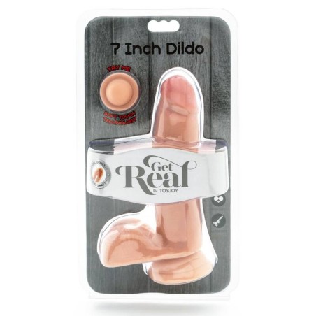 GET REAL - GODE DOUBLE DENSITÉ 12 CM BALLES PEAU 674