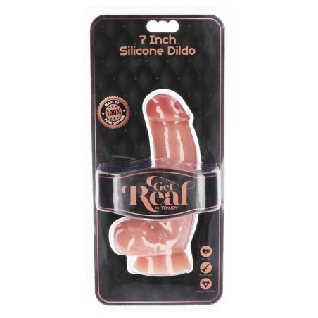 GET REAL - GODE EN SILICONE 18 CM AVEC BALLES PEAU 712