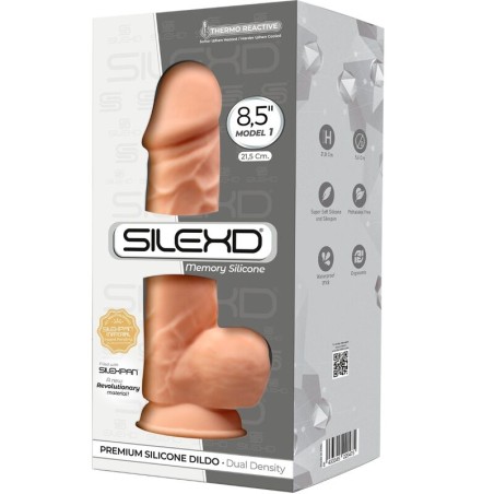 SILEXD - MODÈLE 1 PÉNIS RÉALISTE PREMIUM SILEXPAN SILICONE 21.5 CM 852