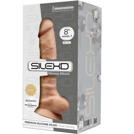 SILEXD - MODÈLE 1 PÉNIS RÉALISTE PREMIUM SILEXPAN SILICONE 20 CM 914