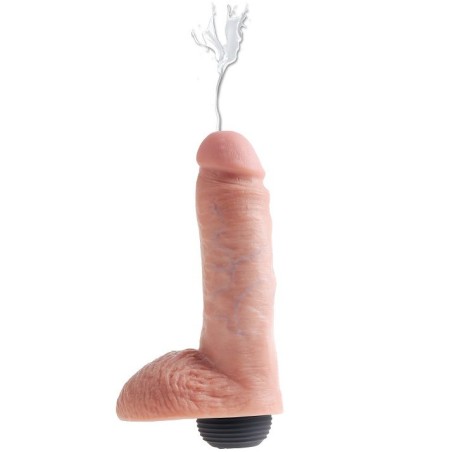 KING COCK - PÉNIS ÉJACULATEUR NATUREL RÉALISTE 20.32 CM 979