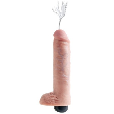 KING COCK - PÉNIS ÉJACULATEUR NATUREL RÉALISTE 25.40 CM 993